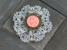 cameo 18mm with frame salmon