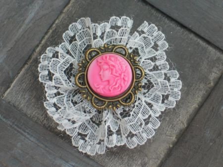 cameo 18mm with frame pink - 1