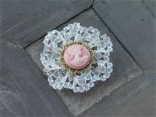 cameo 20mm with frame 1 vintage pink