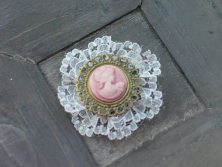 cameo 20mm with frame 2 vintage pink - 1