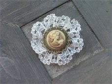 cameo 20mm with frame de luxe vintage brown