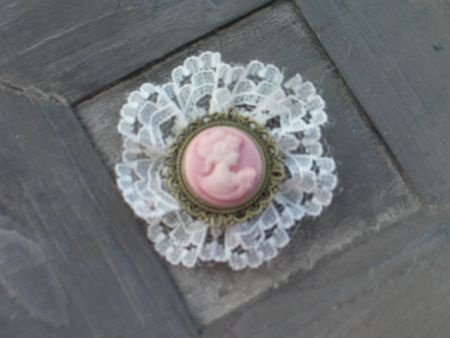 cameo 20mm with frame de luxe vintage pink - 1