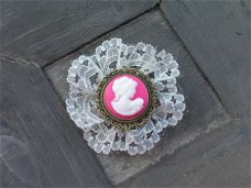 cameo 20mm with frame de luxe pink