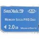 Pro Duo Geheug.kaart, Mem. Stick, 1 of 2GB, SanDisk v.a €10 - 1 - Thumbnail