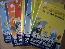 smurfen albums met koelkastmagneet