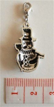 Charm sneeuwpop 27 x 16 mm. - 1