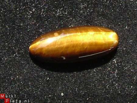 Cabochon Tijger-oog Tigers-eye 12*30*6mm Speciale maat - 1