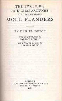 The fortunes and misfortunes of the famous Moll Flanders - 1