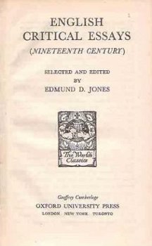 English critical essays (nineteenth century) - 1