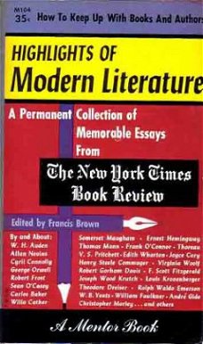 Highlights of modern literature. A permanent collection of m