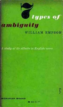 Seven types of ambiguity - 1