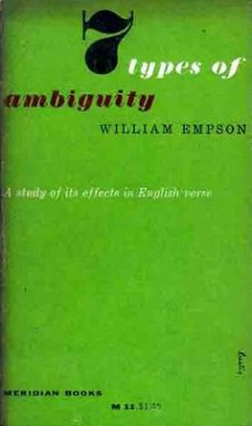 Seven types of ambiguity