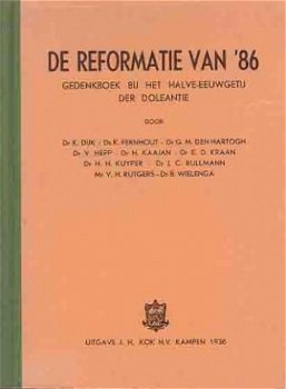 De Reformatie van `86. Gedenkboek bij het halve-eeuwgetij de - 1