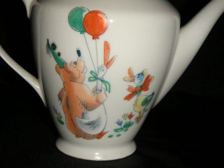 Koffiepot/theepot kinderservies circus (c2vb) - 1