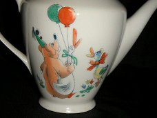 Koffiepot/theepot kinderservies circus (c2vb)