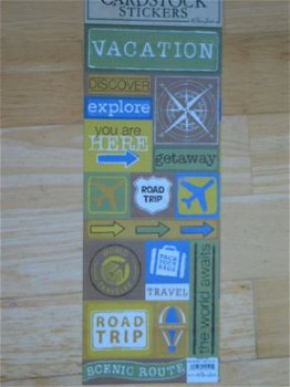The paper studio cardstockstickers XL vacation - 1