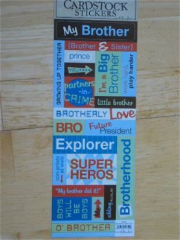 The paper studio cardstockstickers XL brother - 1