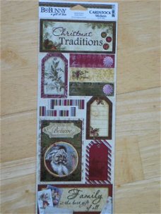 Bo Bunny cardstock stickers traditions