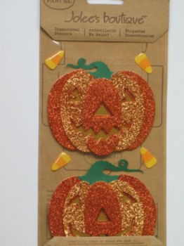 jolee's boutique XL parcel glitter pumpkins - 1