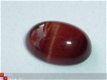 #73-8 Cabochon RODE Tijgeroog Red Tiger eye 18 * 10 - 1 - Thumbnail