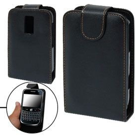 Leer Hoesje voor BlackBerry 8900, Zwart, Nieuw, €5.95 - 1