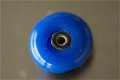 Ringtop glasbead blauw zwart verwisselbaar. - 1 - Thumbnail