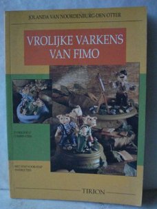 Hobbyboek Tirion Vrolijke varkens van Fimo met stap voor sta