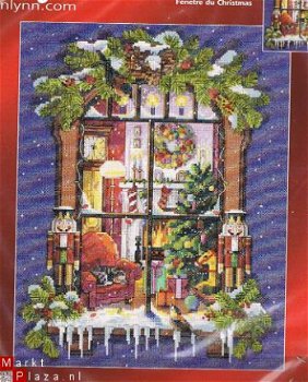 Janlynn Nieuw en Groot Pakket Christmas Window - 1