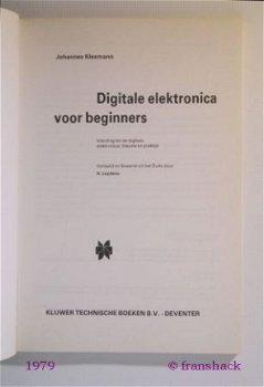 [1979] Digitale elektronica voor beginners, Leydens, Kluwer - 2