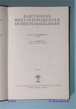 [1953] Elektrotechniek, Elektrische Meetinstrumenten en meetschakelingen, Bloemen ea, Stam (#3) - 2