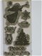 recollections rubber cling stamp peace,merry christmas - 1 - Thumbnail
