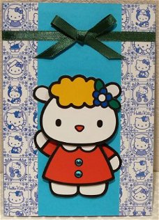 Hello Kitty kaart 01: Schaapje