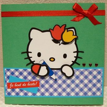 Hello Kitty kaart 07: Hello Kitty Je bent de beste! - 1