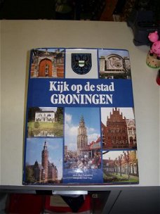 Kijk op de stad Groningen.