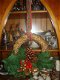 Kerstkrans van wilg met kunst versiering mooie kwaliteit - 1 - Thumbnail