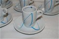 *** 6 espresso kop en schotels van Cup & Saucer *** - 1 - Thumbnail