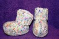 Handgebreide babysokjes - 1 - Thumbnail