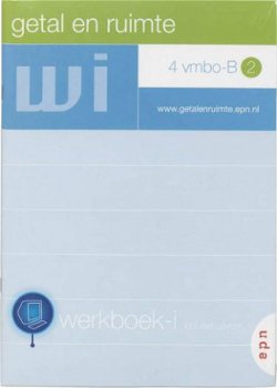 Werkboek-i Getal en Ruimte 4 vmbo-B 2 - 1