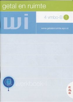 Werkboek-i Getal en Ruimte 4 vmbo-B 1 - 1