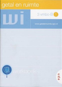 Werkboek-i Getal en Ruimte 3 vmbo-B 1 - 1