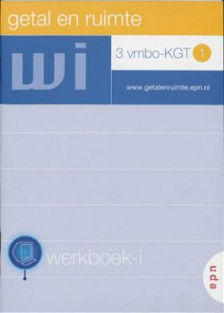 Werkboek-i Getal en Ruimte 3 vmbo-KGT 1 - 1