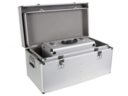 Aluminium kofferset 3-delig alu koffer noppenschuim - 2