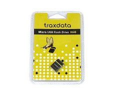 Micro USB Flash Drive 8GB,  Traxdata, Nieuw, €15