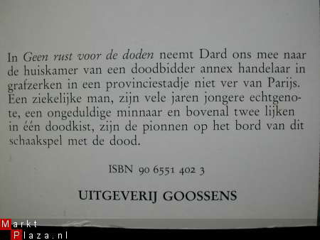 misdaadroman Geen rust voor de doden Frederic Dard en - Afbeelding 2