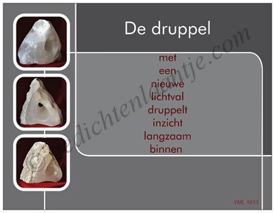 Ansichtkaart YML A1613B: De druppel - 1