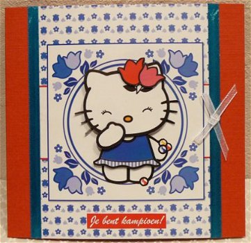 Hello Kitty kaart 10: Hello Kitty, je bent kampioen - 1