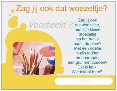 Ansichtkaart YML A1601: Zag je ook dat woezeltje? - 1