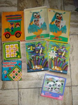 3 oude kinderpuzzels jaren 1970 en 1984 Fabeltjeskrant - 1