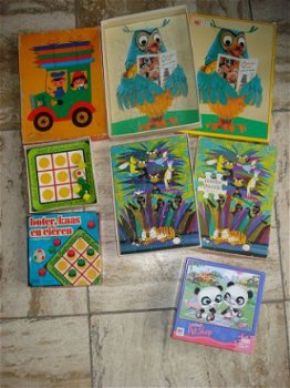 3 oude kinderpuzzels jaren 1970 en 1984 Fabeltjeskrant - 1