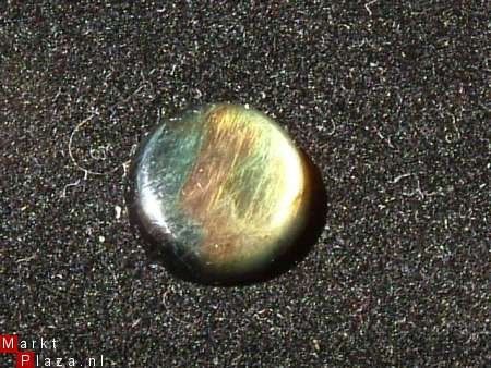 Cabochon Tri-collore Spectroliet Rond 10mm*3mm - 1